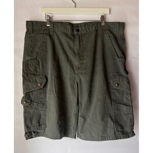 Carhartt B357 MOS Mens Moss Green Ripstop Relaxed Fit Cargo Work Shorts 40